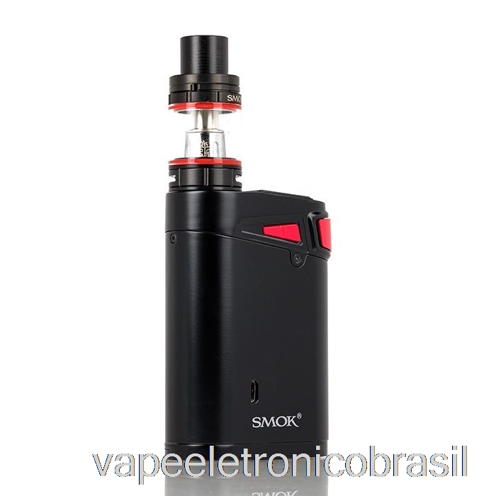 Vape Vaporesso Smok Marshal G320 Tc Starter Kit Corpo Preto / Botão De Disparo Vermelho